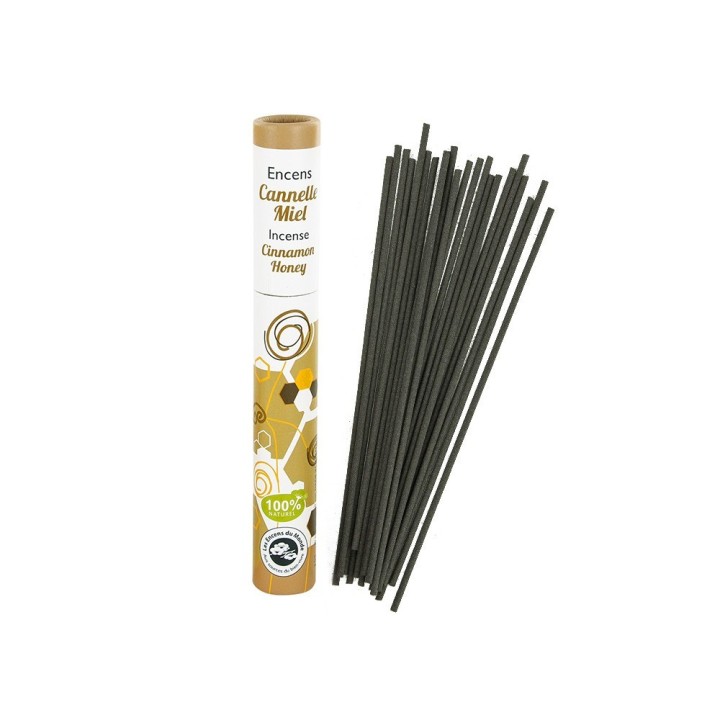 HERBOSENSE ENCENS VEGETAL CANNELLE, MIEL, FENOUIL  - LES ENCENS DU MONDE - AROMANDISE 