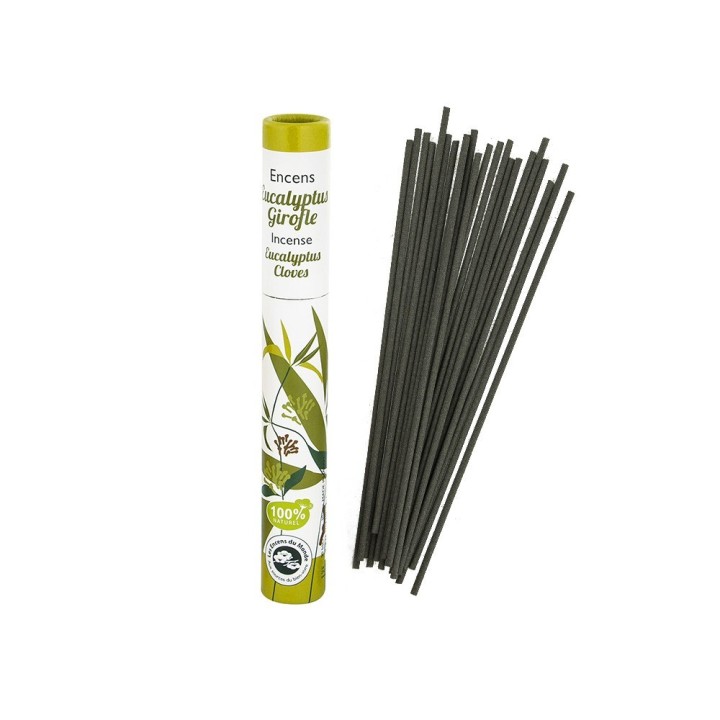 HERBOSENSE ENCENS VEGETAL EUCALYPTUS, GIROFLE - LES ENCENS DU MONDE - AROMANDISE 
