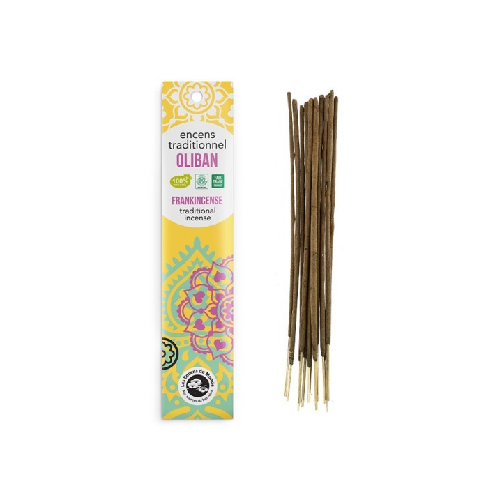 Indischer Weihrauch, 100% natürlich "Hohe Tradition" - Olibanum - 20 pces - Les encens du monde