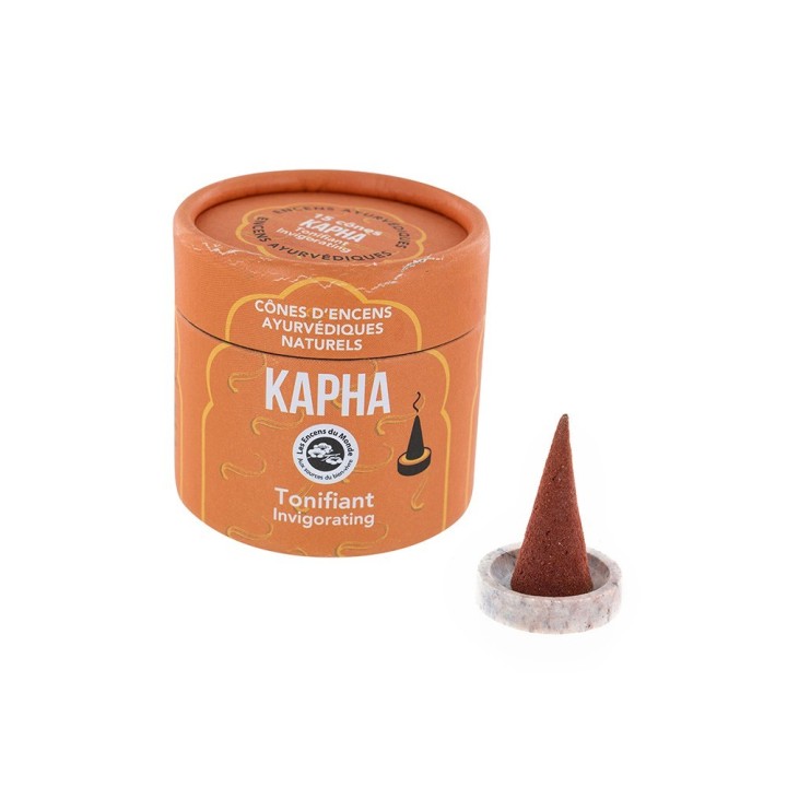 CÔNE D'ENCENS AYURVEDIQUE KAPHA - LES ENCENS DU MONDE - AROMANDISE 