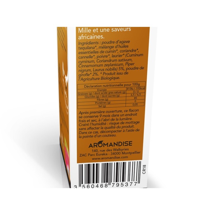CRISTAUX D'HUILES ESSENTIELLES MELANGE ORIENTAL  - AROMANDISE 