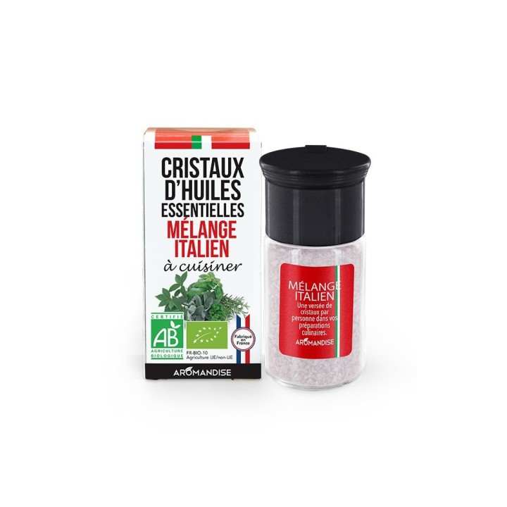 CRISTAUX D'HUILES ESSENTIELLES MELANGE ITALIEN - AROMANDISE 