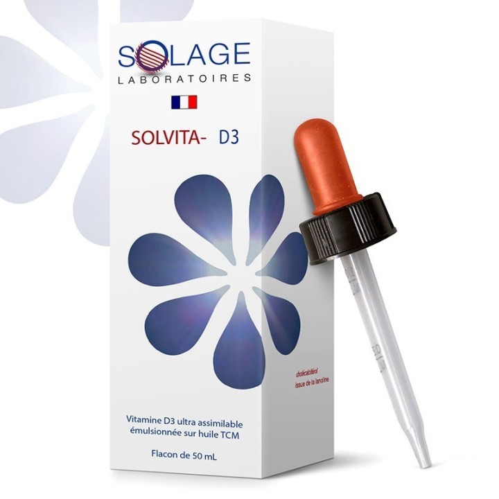 Natürliches fettlösliches Vitamin D3 - 50ml, 160 Tage - Solage