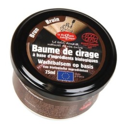 Bio-Schuhcreme-Balsam, Braun - 75ml - La Droguerie écologique