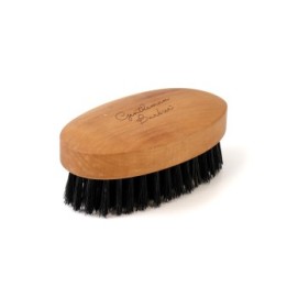 Brosse à barbe artisanale, Pur Sanglier et bois de Poirier, Grand modèle - Gentleman Barbier