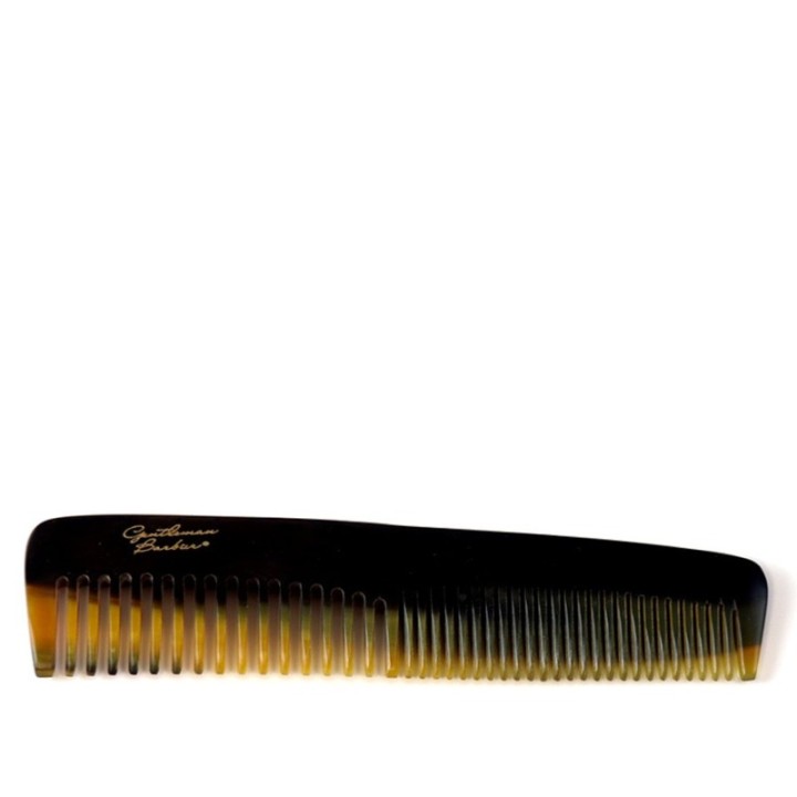 Echtes Horn Taschen-/Bartkamm (P4) - 12,5cm - Gentleman Barber