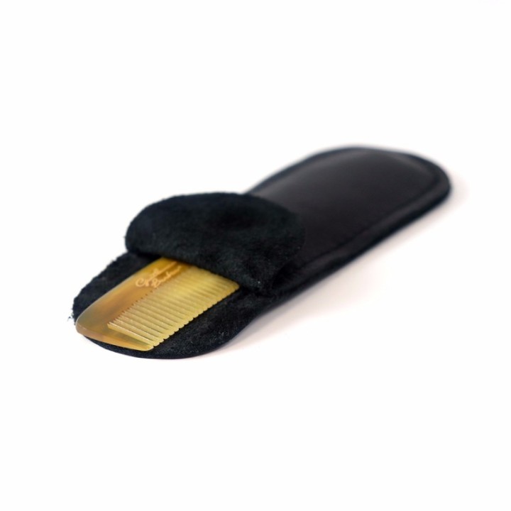 Echtes Horn Taschen-/Bartkamm (P4) - 12,5cm - Gentleman Barber
