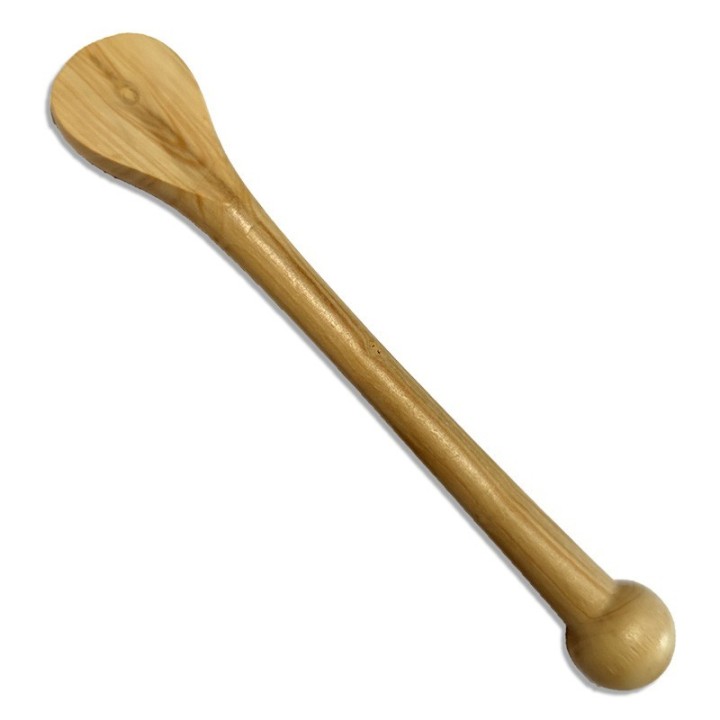 Cuillère à moutarde, en buis du Jura - 11cm - Ah Table