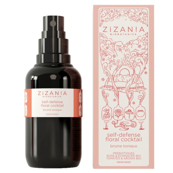 Nebbia tonica biologica, Self-defense floral cocktail - 100ml - Zizan!a