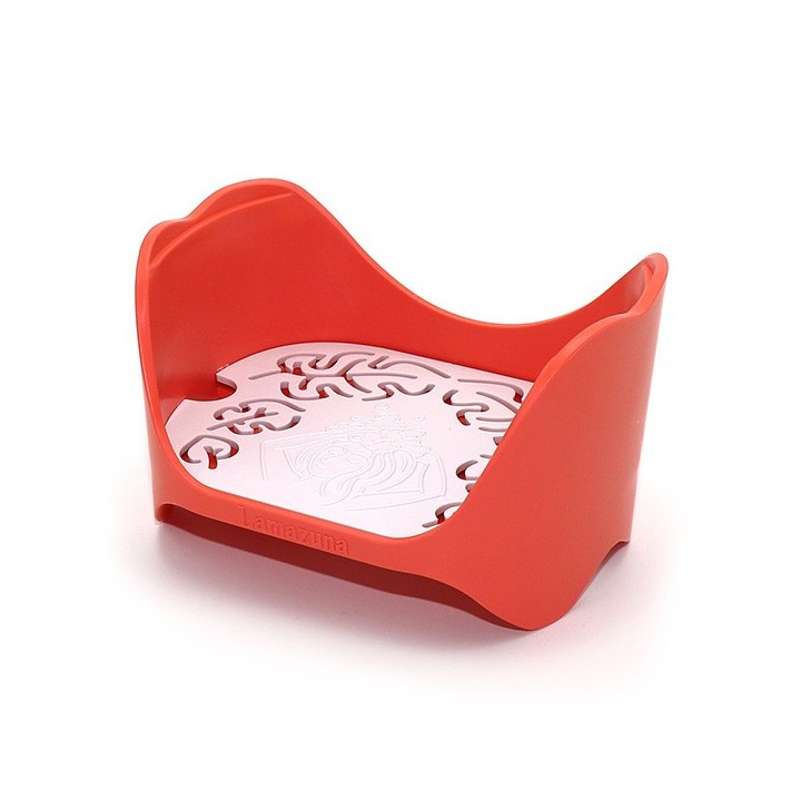 Organizzatore di cosmetici solido, durevole ed ecologico - Rosso, versione capelli - Lamazuna