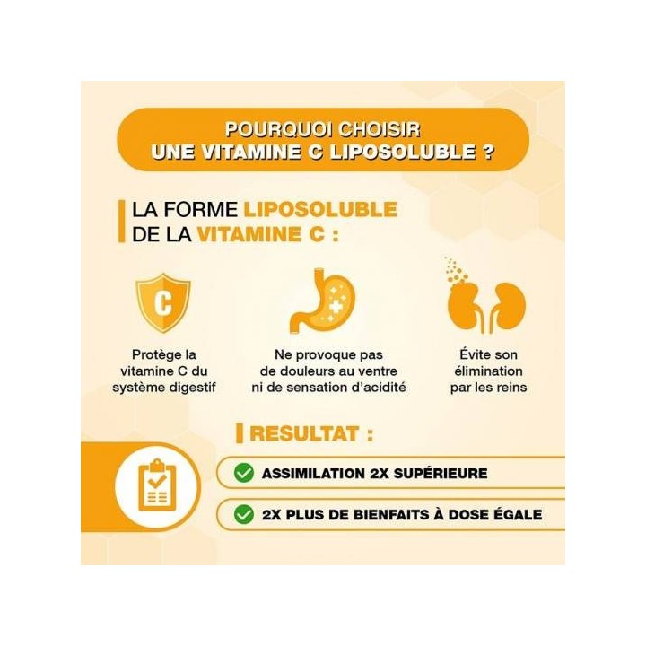 Vitamina C naturale liposolubile  - Solvita-C - 60 capsule, 1 mese - Solage