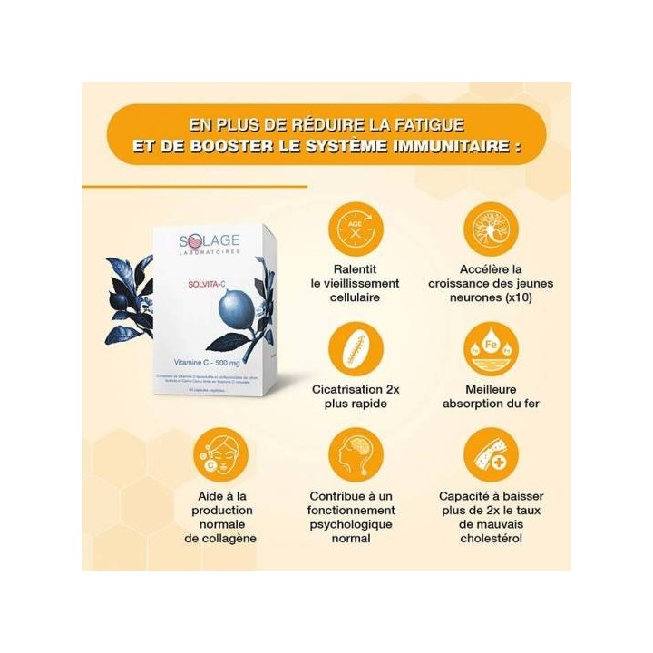 Vitamina C naturale liposolubile  - Solvita-C - 60 capsule, 1 mese - Solage