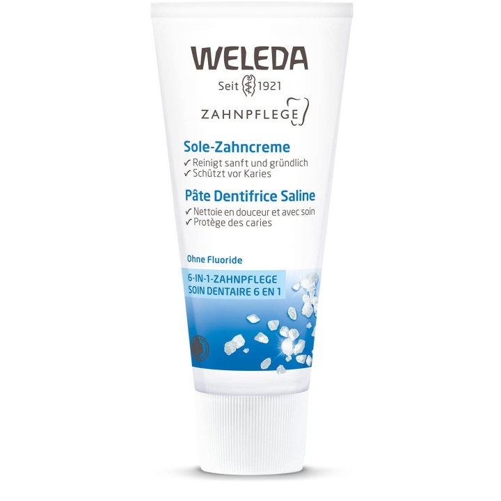 Pâte dentifrice Saline, sans fluor - 75ml - Weleda