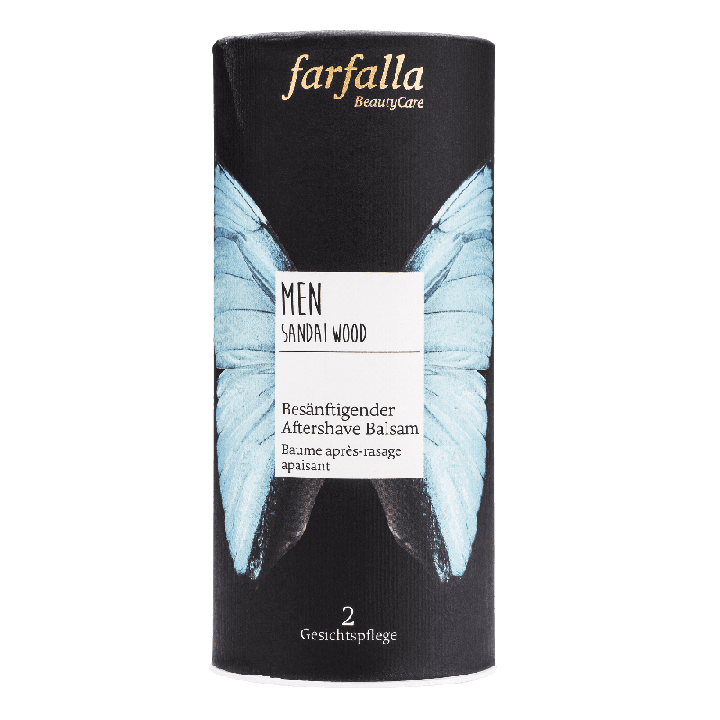 Sandalwood, Natural After Shave Balmsam für Männer -  100ml - Farfalla