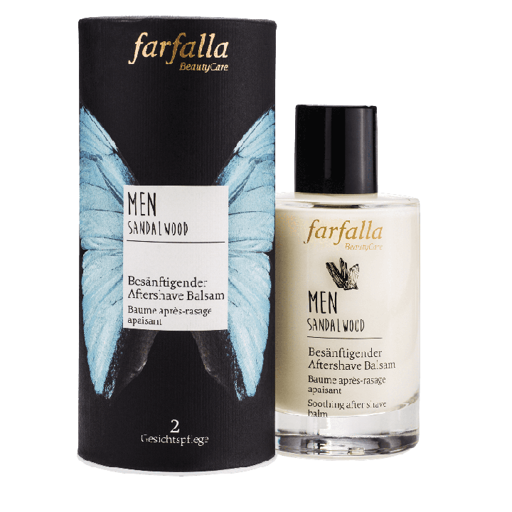 Sandalwood, Natural After Shave Balmsam für Männer -  100ml - Farfalla