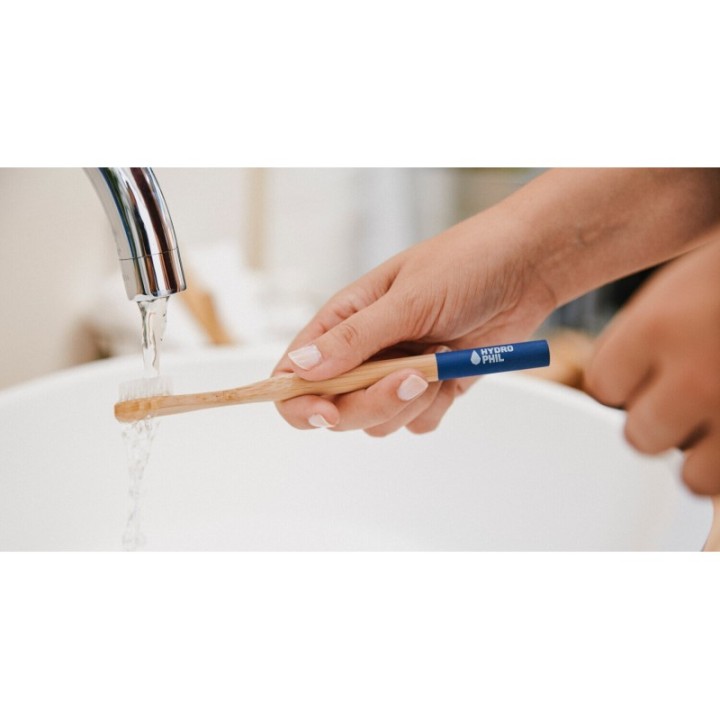 Brosse à dents en bambou - Bleu foncé, souples( Soft) - Hydrophil