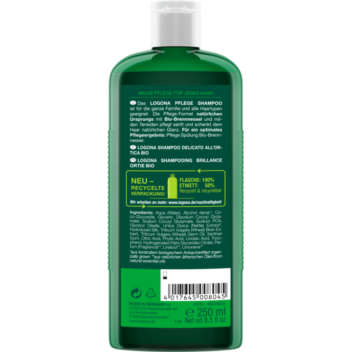 Pflege-Shampoo Brennnessel - 250ml - Logona