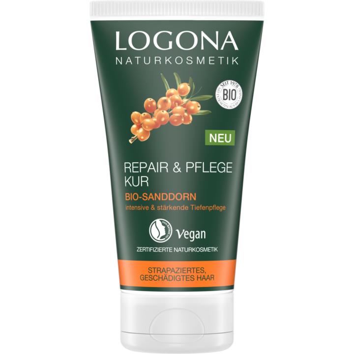 Masque capillaire réparateur BIO à l'argousier -  150ml Logona