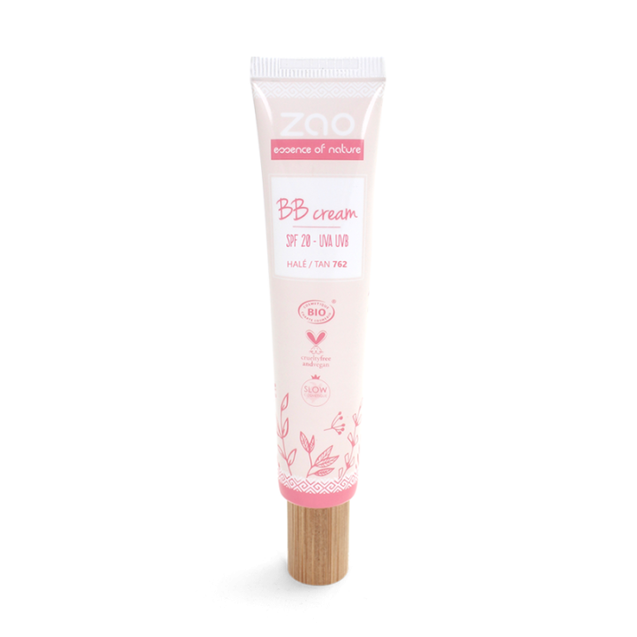 BB Cream, biologica e vegana - N° 762 Abbronzata, idrata e protegge dal sole - 30ml - Zao