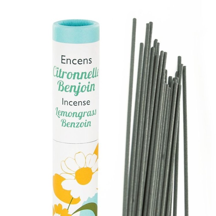 Japanische Pflanze Weihrauch, Herbosense, 100% natürlich - Citronella, Benzoe - 30pces - Les Encens du Monde