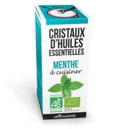 Bio-Ätherisches Öl Kristalle für das Kochen, Minze - 10g - Aromandise
