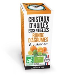 Bio-Ätherisches Öl-Kristalle für das Kochen, Citrus Runden - 10g - Aromandise