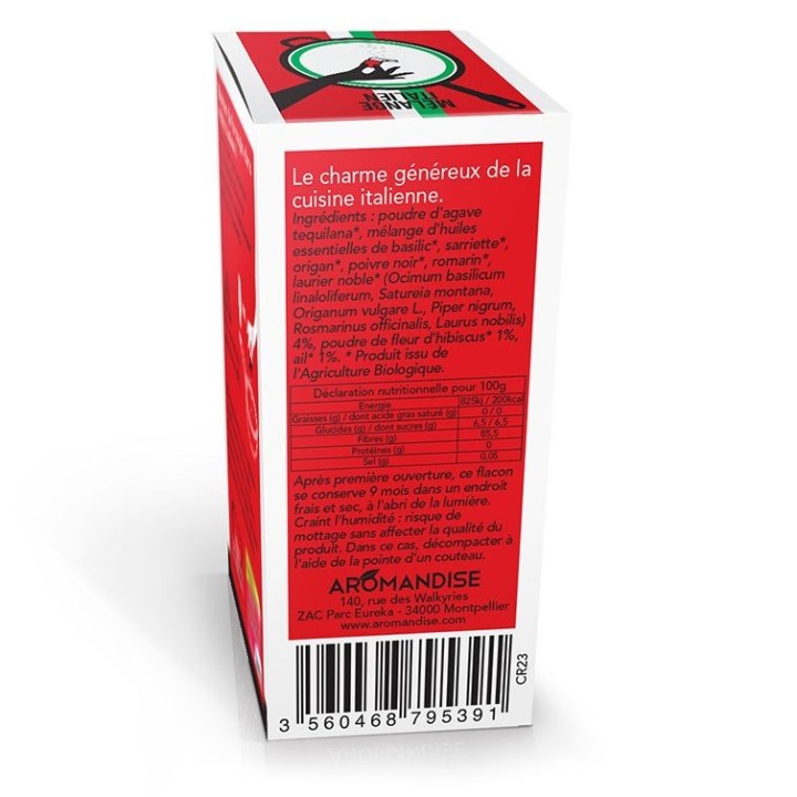 Ätherische Ölkristalle zum Kochen, italienische Mischung - 10g - Aromandise
