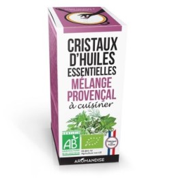 Cristalli di olio essenziale biologico per cucinare, miscela provenzale - 10g - Aromandise