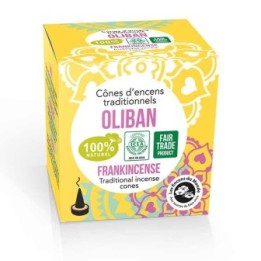 Coni d'incenso naturale indiano - Alta tradizione, OLIBAN - Les encens du monde (Aromandise)