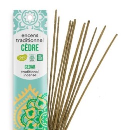 Incenso indiano, 100% naturale "Alta tradizione" - Cedro - 20 pces - Les encens du monde