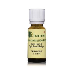 Bio Thymian vulgaris mit Thymol ätherisches Öl aus dem Wallis, 100% rein - 5ml - L'Essencier