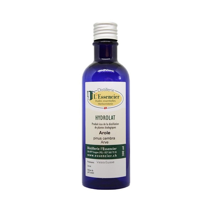 Hydrolat comestible d'Arole Sauvages du Valais - 200 ml - L'essencier