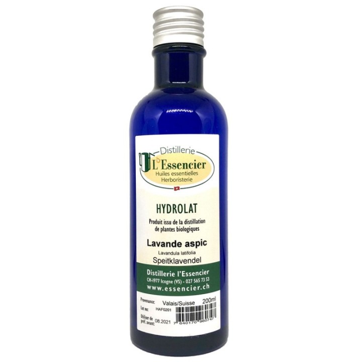 Bio Spikelavendel Hydrolat aus dem Wallis - 200 ml - L'essencier