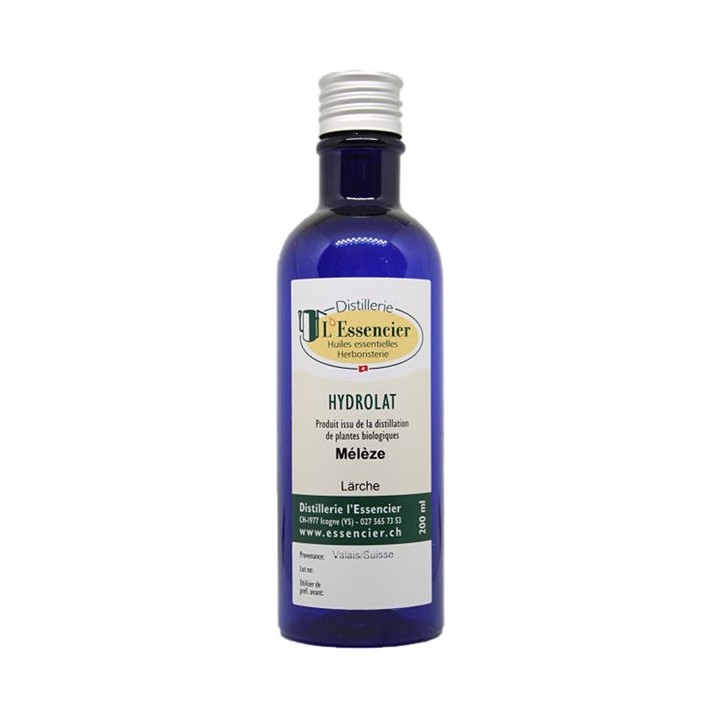 Hydrolat comestible de Mélèze Biologique du Valais - 200 ml - L'essencier