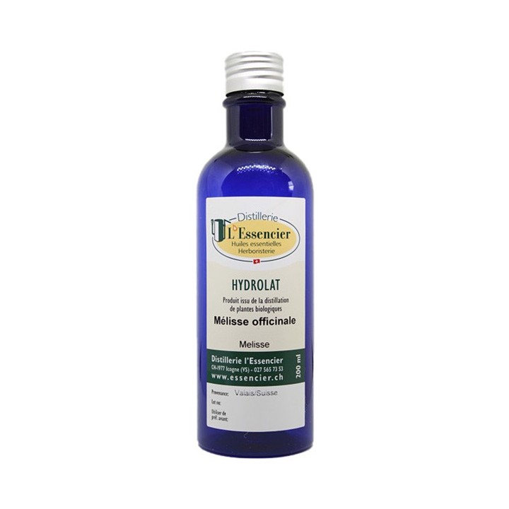 Bio Zitronenmelisse essbares Hydrolat aus dem Wallis - 200 ml - L'essencier