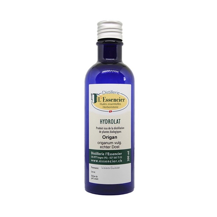 Idrolato commestibile, Origano biologico del Vallese - 200 ml - L'essencier