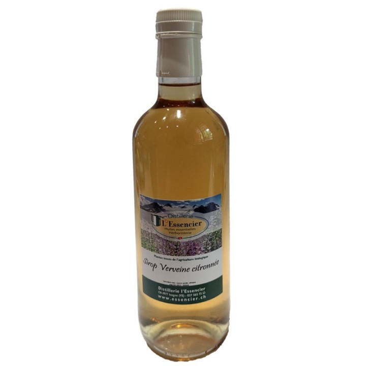 Bio-Zitronen-Eisenkraut-Sirup aus dem Wallis - 500ml - L'essencier