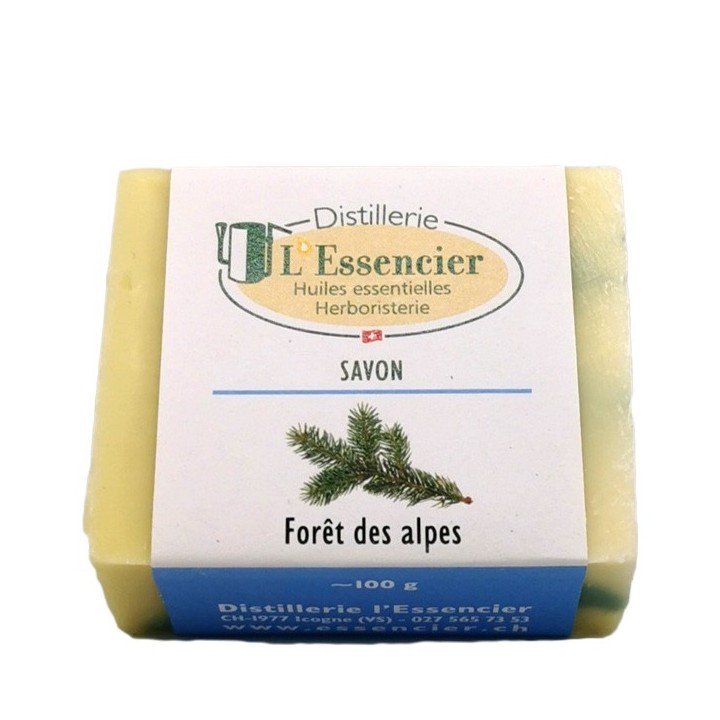 Handgemachte Seife aus dem Wallis - Alpenwald - 100g - L'essencier
