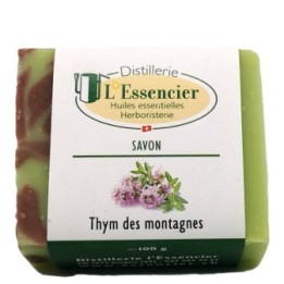 Savon artisanal du valais - Thym des montagnes - 100g - L'essencier