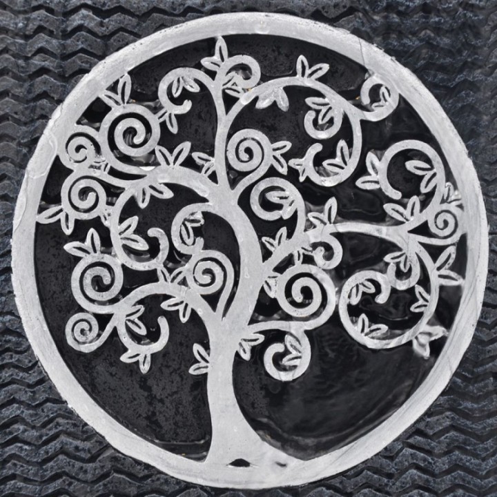 Fontaine à eau - "Arbre de Vie" (avec éclairage LED) - Zen'Light