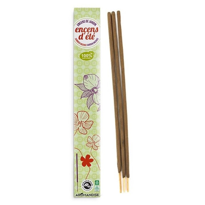 Incenso estivo - Incenso da giardino - 3 bastoncini giganti da 35cm di 2h30 - Les encens du monde
