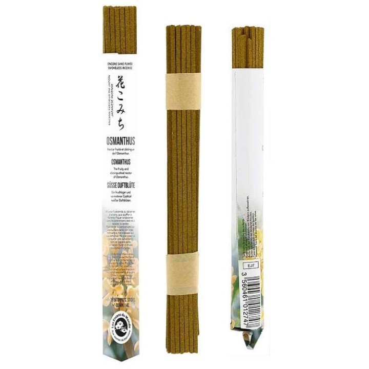 Rotoli d'incenso giapponese corto senza fumo, OSMANTHUS - 35x 30 min. - Les encens du monde