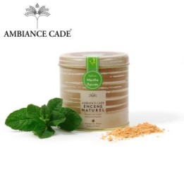 Cade-Holzpulver mit Pfefferminze (Natürliches Weihrauch) - 90gr - Ambiance Cade