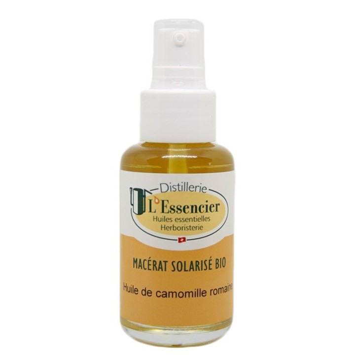 Macerato solarizzato di olio di camomilla romana - 50ml - L'essencier