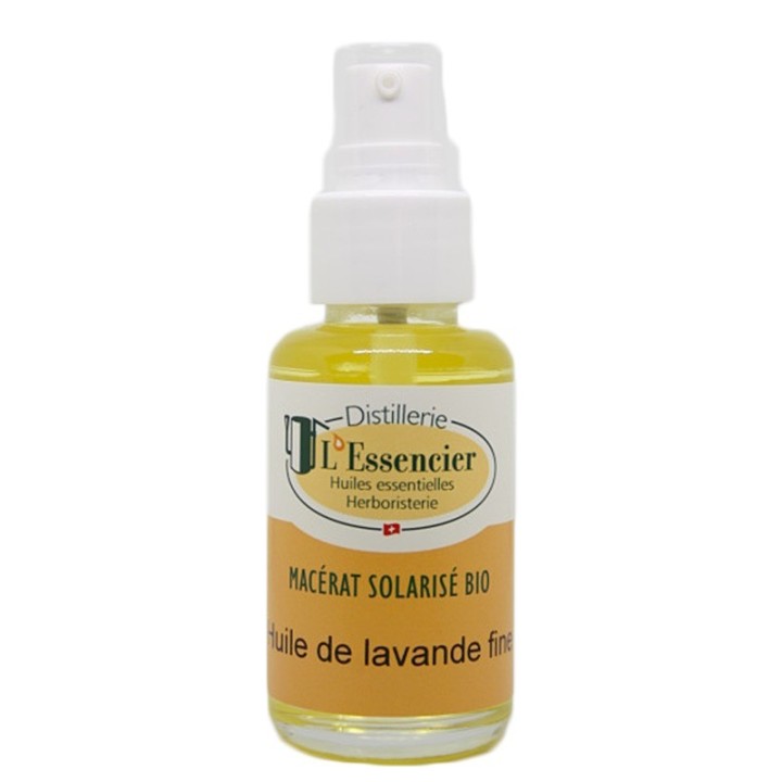 Macerato solarizzato di olio di lavanda fine - 50ml - L'essencier