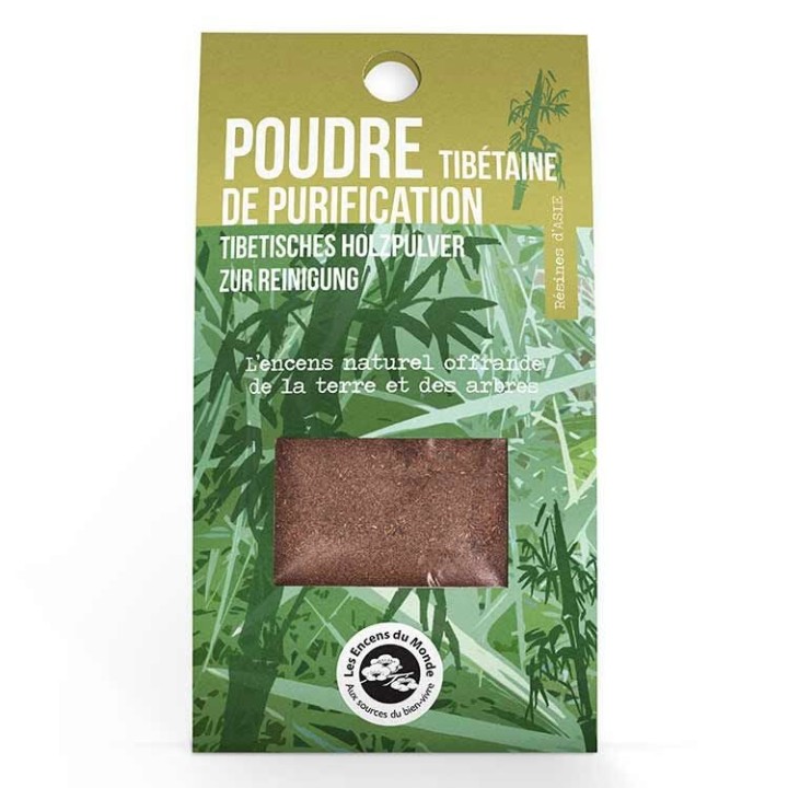Polvere di purificazione spirituale tibetana (Incenso naturale) - 40g - Les encens du monde