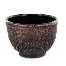 Tazza in ghisa smaltata, nero e oro - 0.15 Litri - Aromandise