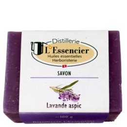 Sapone artigianale del Vallese - Aspic di lavanda - 100g - L'essencier