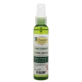 Spray d'ambiance artisanal "Forêts alpines" aux huiles essentielles du Valais - 100ml - L'essencier
