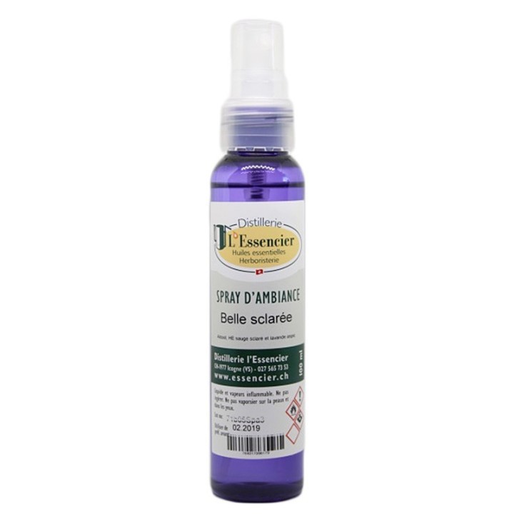 Handgefertigtes Raumspray "Muskateller Schönheit" mit ätherischen Ölen aus dem Wallis - 100ml - L'essencier